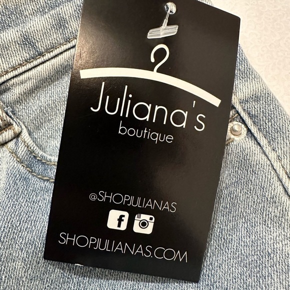 NWT Juliana’s | Rhinestone Jeans | Size Large - Picture 6 of 7